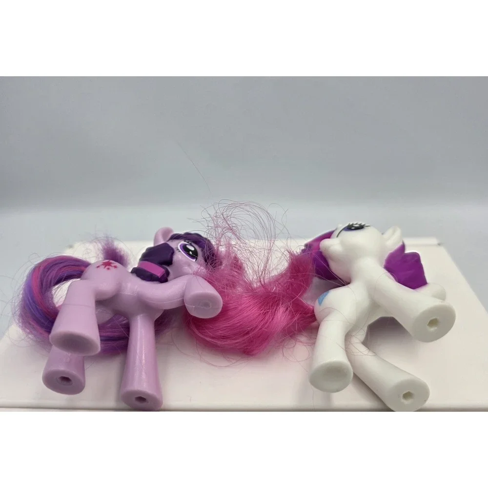 My Little Pony Hasbro McDonald's 2011 Rarity & Twilight Sparkle 2.75